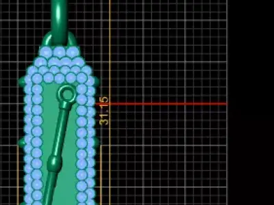 Key Cage Pendant  3D Printable Jewelry Model 3D print model