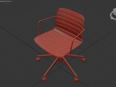 Free Animated 3D Chair Model  Multiple Formats Included Free low-poly 3D model
