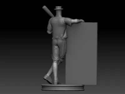 3D Printable Baseball player Bubble Head 3D print model purchase