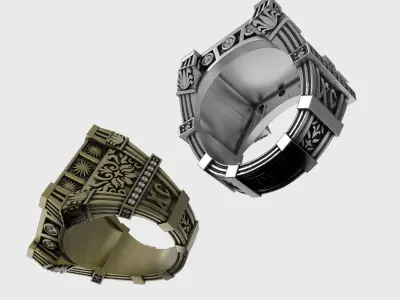 Jesus ring 3D print model purchase