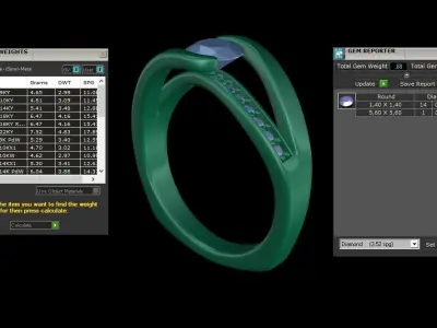 ring code 214 3D print model
