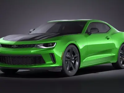Chevrolet Camaro LT1 2017 VRAY 3D model