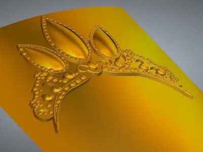 free convert hair crown free convert Free 3D print model