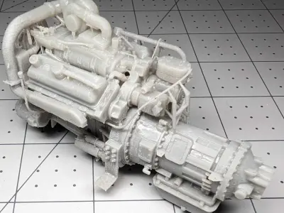 Detroit Diesel Free 3D print model