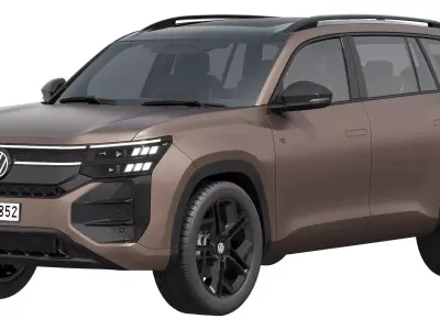 Volkswagen Teramont Pro R-Line 2025 3D model