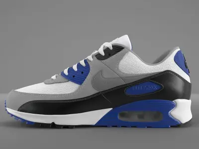 Air Max 90 Nike PBR Low-poly 3D model
