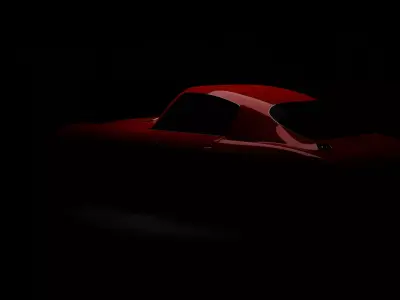 Ferrarie 250 Berlinetta  Low-poly 3D model