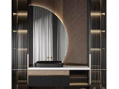 Luxury Bathroom 309 3D model