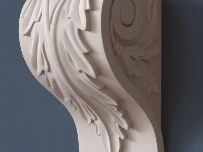 Decorative Corbel 3D model 23