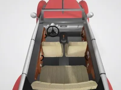 Classic car 3D model shop