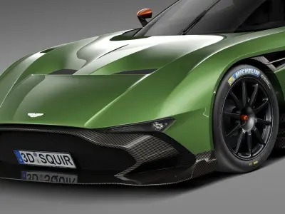 Aston Martin Vulcan 2016 3D model
