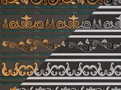 Ornament Trim Vol 04 3D model
