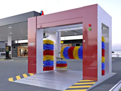 Car Wash 3D model