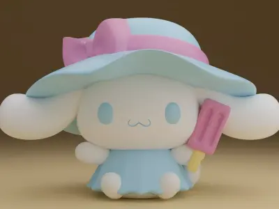 Sanrio cinnamoroll 13 3D print model