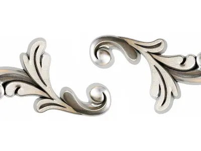 Classic carved 137 3D model