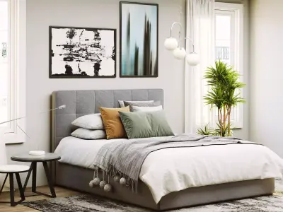 Scene Bardo Bed 3D model