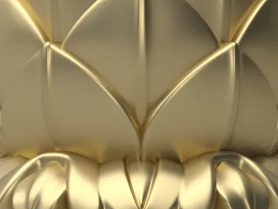 Carved Finial 3D model