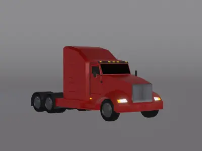 transport pack Low-poly 3D model