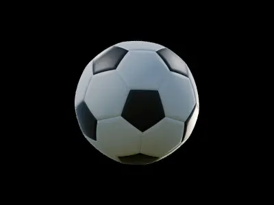3D FOOTBALL BALL 3D model