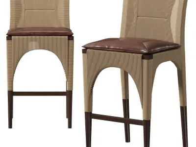 COCOON SIDE CHAIR by baker 3D model