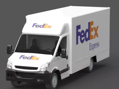 Fedex Truck 3D model