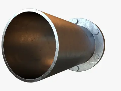 Steel Base Pipe 3D model