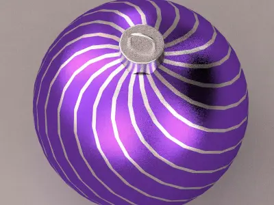 christmas ball 3D model 6
