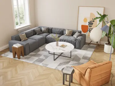 Modern Livingroom  3D model