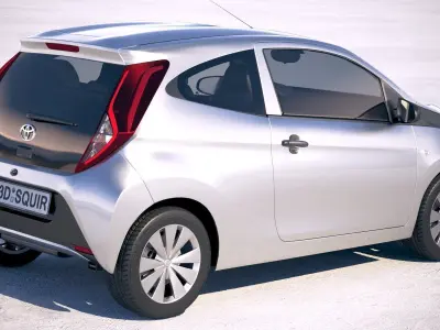 Toyota Aygo 3-door 2019 3D model