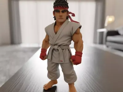 Riu - Street Fighter 3D print model