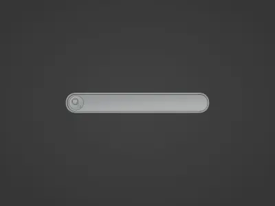 Search bar 3D model