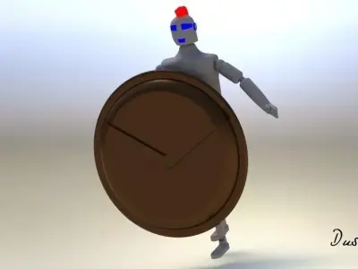 Leonidas Robot Free 3D model