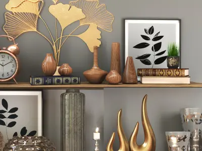 Decorative set 04 3D model