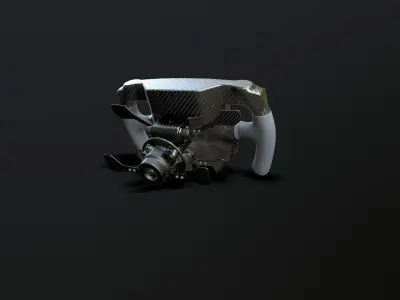 F1 - Wheel Low-poly 3D model