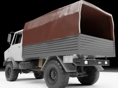 Mercedes Unimog 4x4  3D model