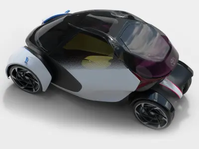 Toyota i-Tril 2017 3D model