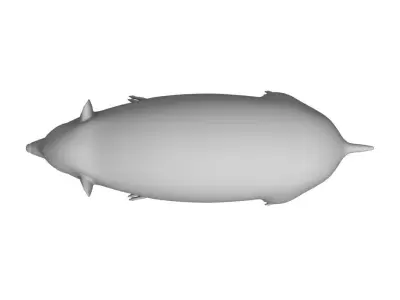hedgehog 3d model pig 3D model