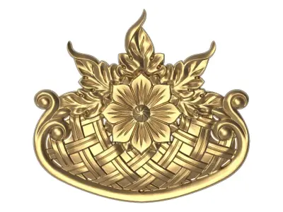  decorative pattern ready for 3D printing 3D model 41