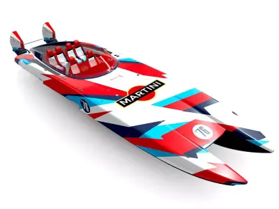  Powerboat  MARTINI  3D model