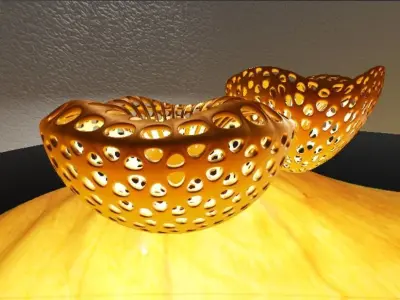 Decorative vase 2 peces LS design 3D model