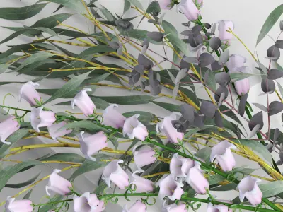 Flowers in sink 3D model