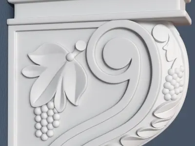 Decorative Corbel 3D model 24