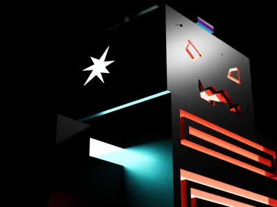 W02 - ROB Low Poly 3D Robot for Games Low-poly 3D model