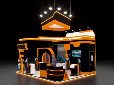 EXHIBITION STAND DESIGN 3D model