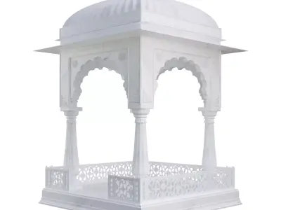 jharokha indian gazebo 3D model