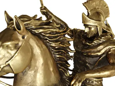 warrior statue 5 3D model