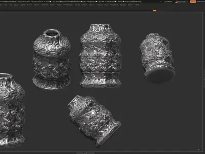 Vase modern 3d print model 3D print model