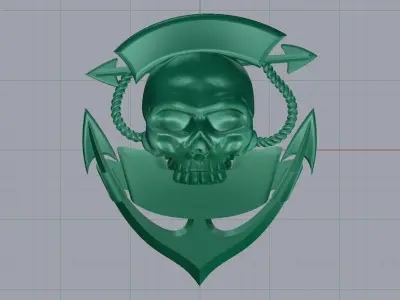 Skull 5 3D print model