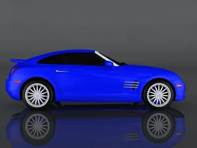 Chrysler Crossfire SRT6 Low-poly 3D model
