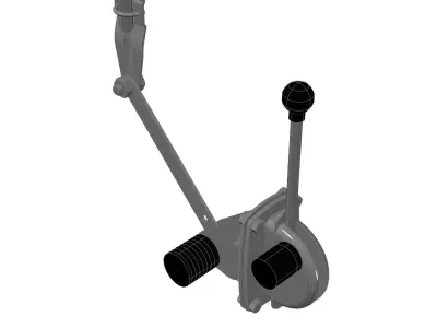 Medium voltage disconnecting switch - RLZ-15 Free 3D model